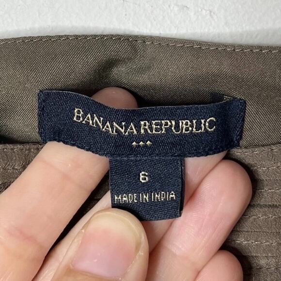 Banana Republic Women's Sheath Dress 6 Teak Brown Sleeveless Caged Knee Length - Picture 7 of 10